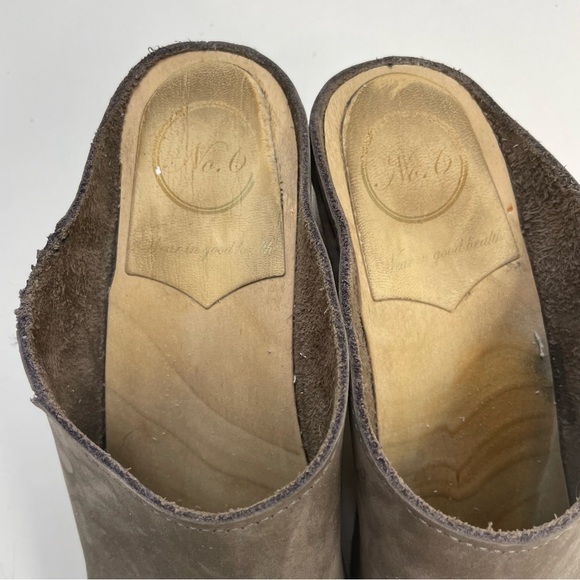 No.6 New School Clog on Wedge in Gray size 39EU Handmade in the U.S. - Picture 11 of 12